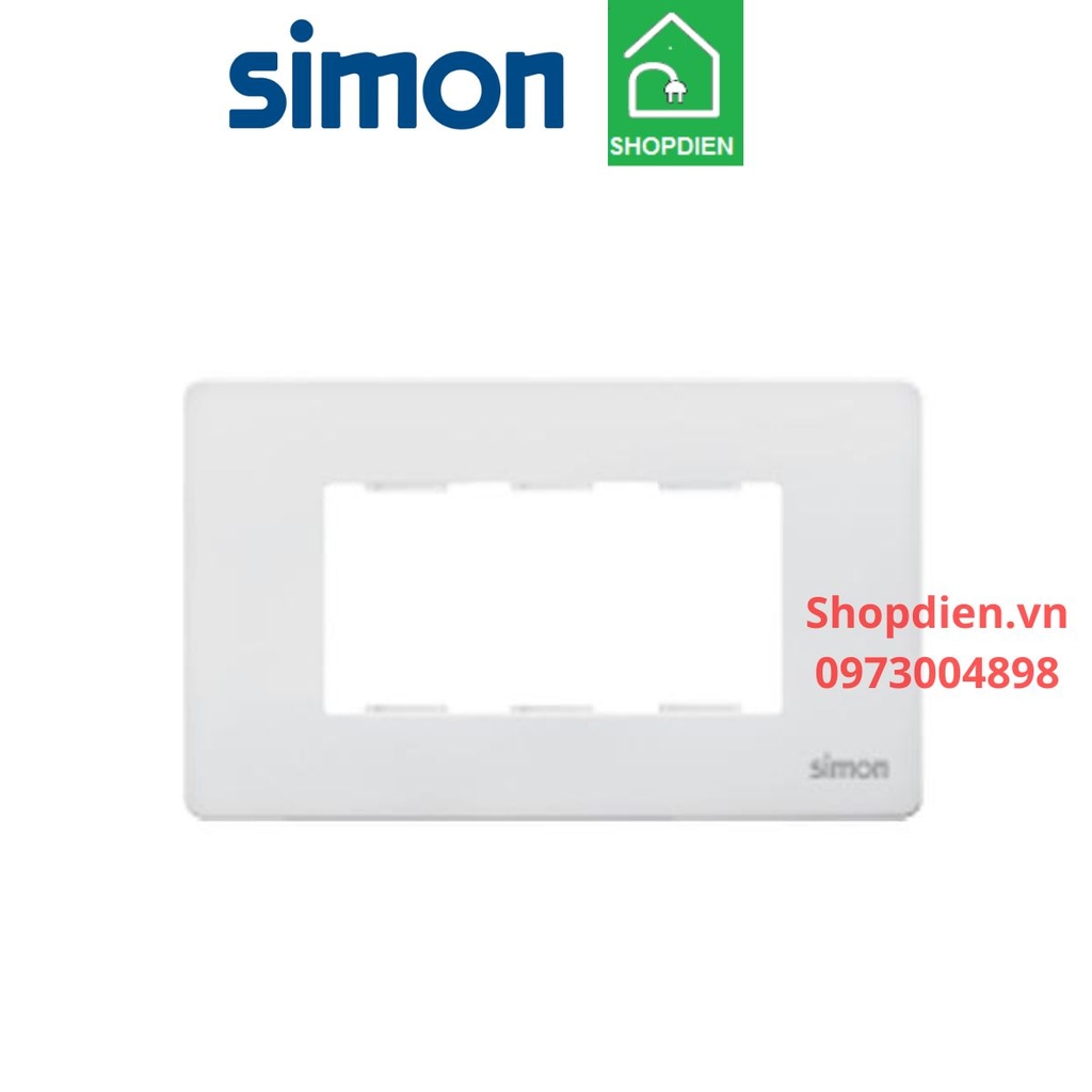 Mặt 3 thiết bị SIMON K1 K1003N màu trắng