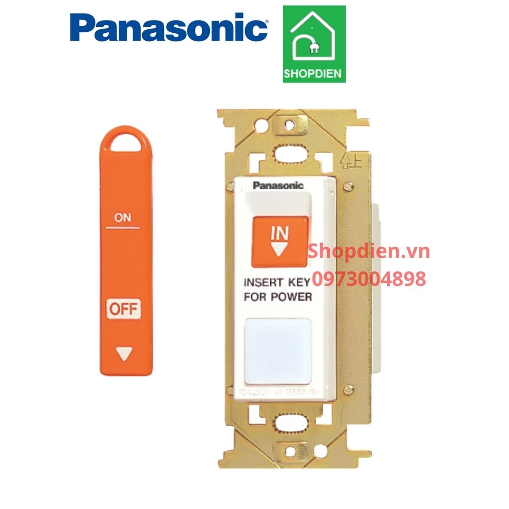 Công tắc thẻ 3 tiếp điểm Tablet switch 10A-250V Panasonic WNH5611-801