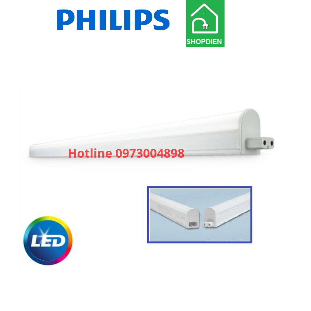 Bộ đèn tuýp T5 PHILIPS 30cm BN058C LED3 L300