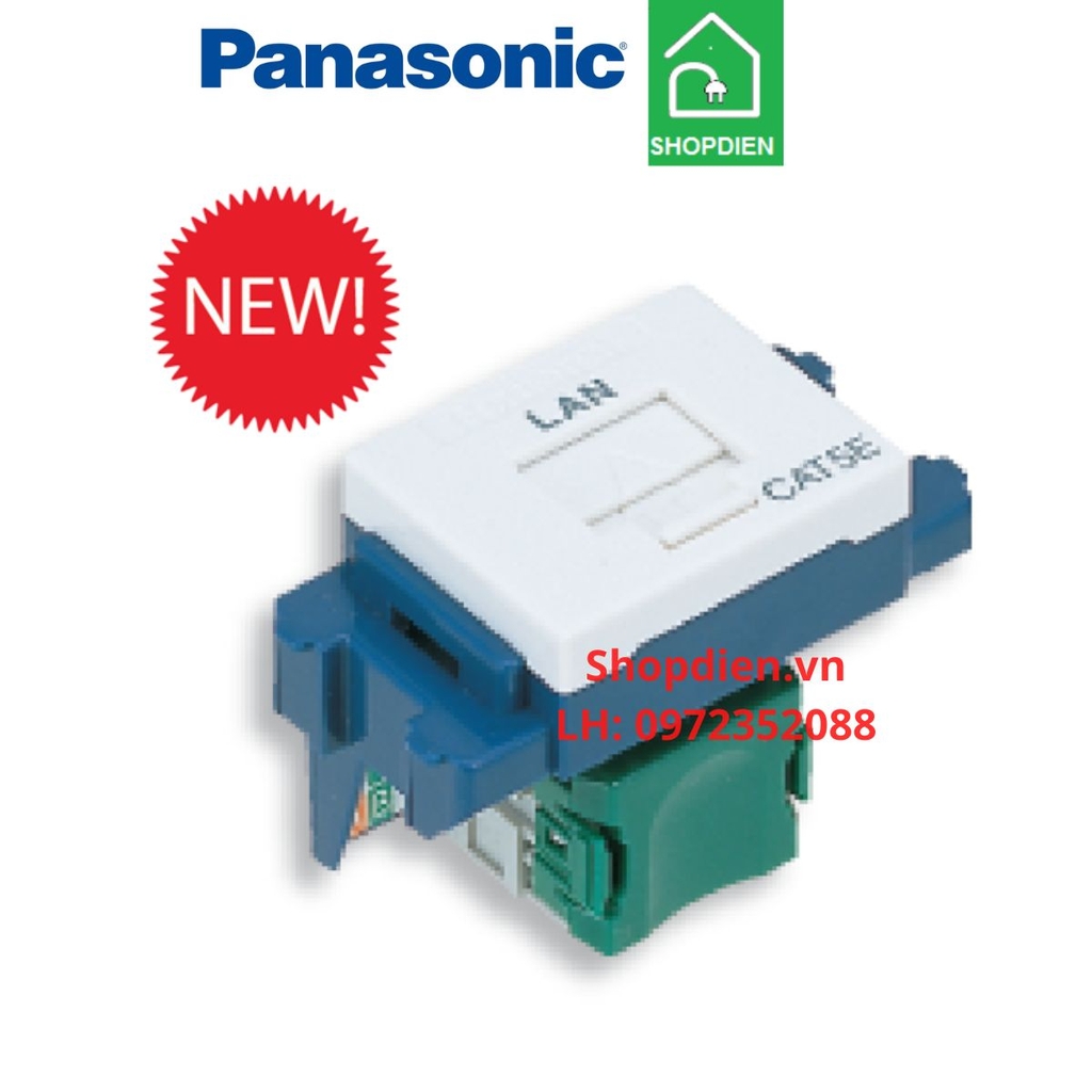 Hạt mạng intetnet LAN RJ45 Cat5e Full Color Panasonic NRV3160W