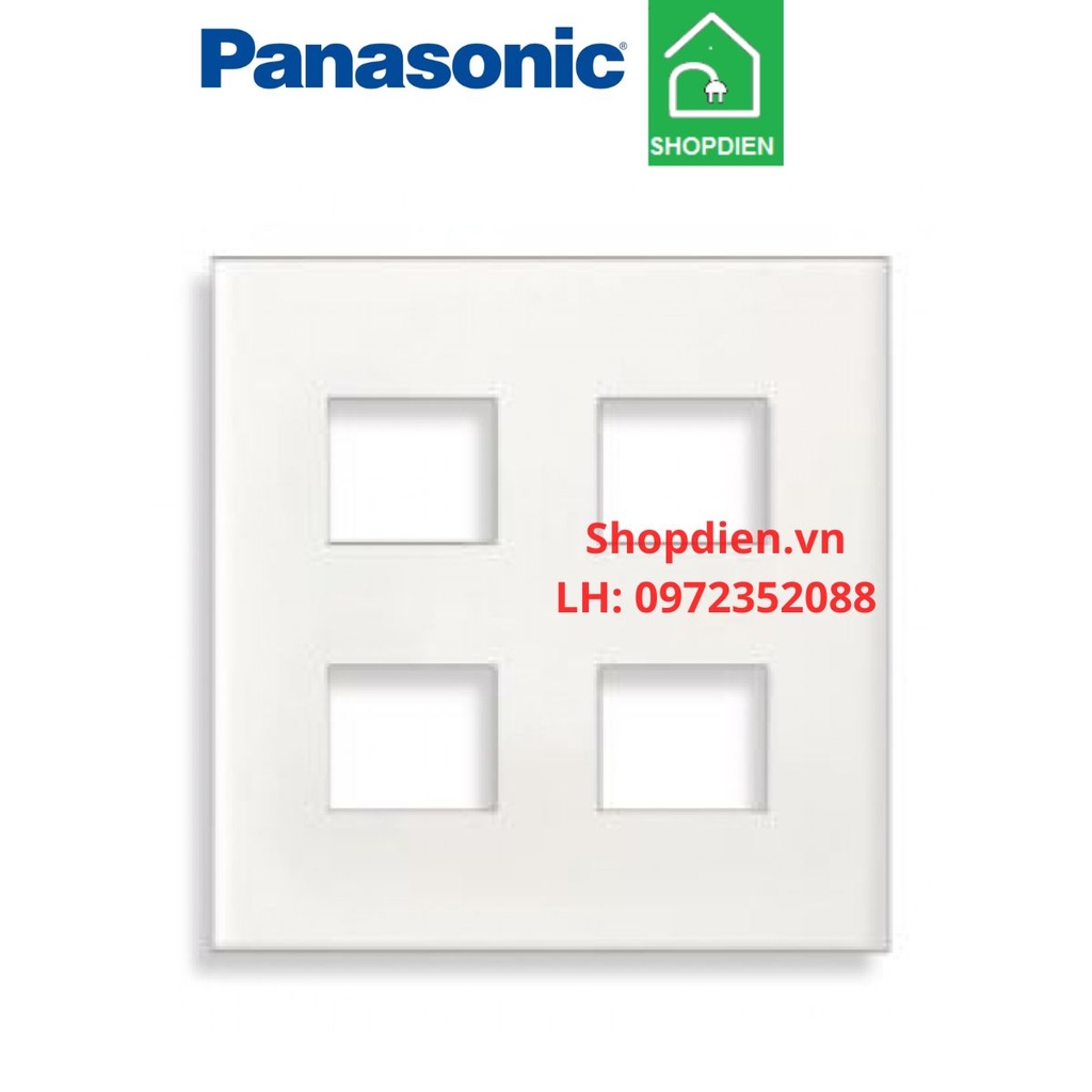 Mặt 4 thiết bị / 4 devices plate Full Color Panasonic WZV7844W