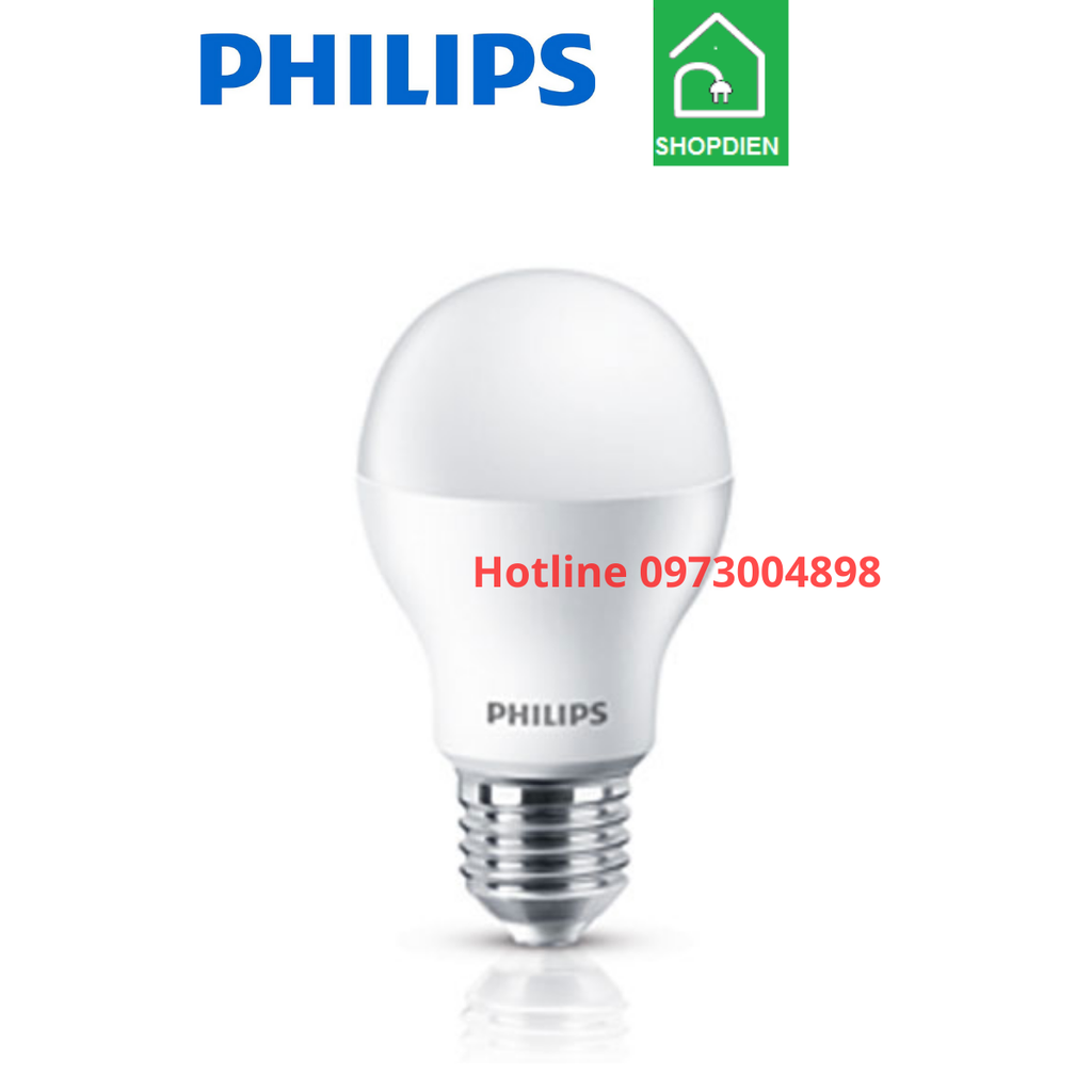 Bóng đèn tròn LED Bulb PHILIPS 7W đui xoáy E27 Essential