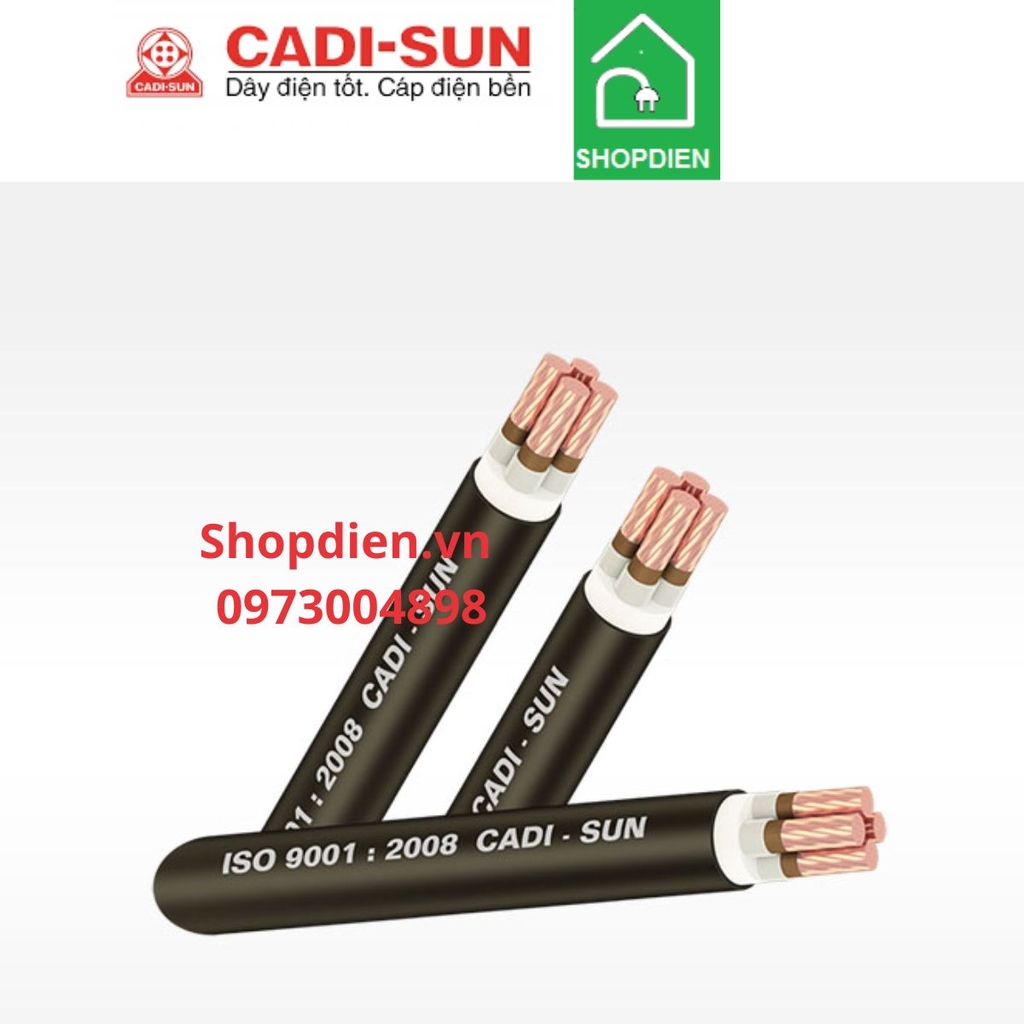 Cáp treo ngoài trời Cu/xlpe/pvc 3x400+1x300mm2 Cadisun CXV