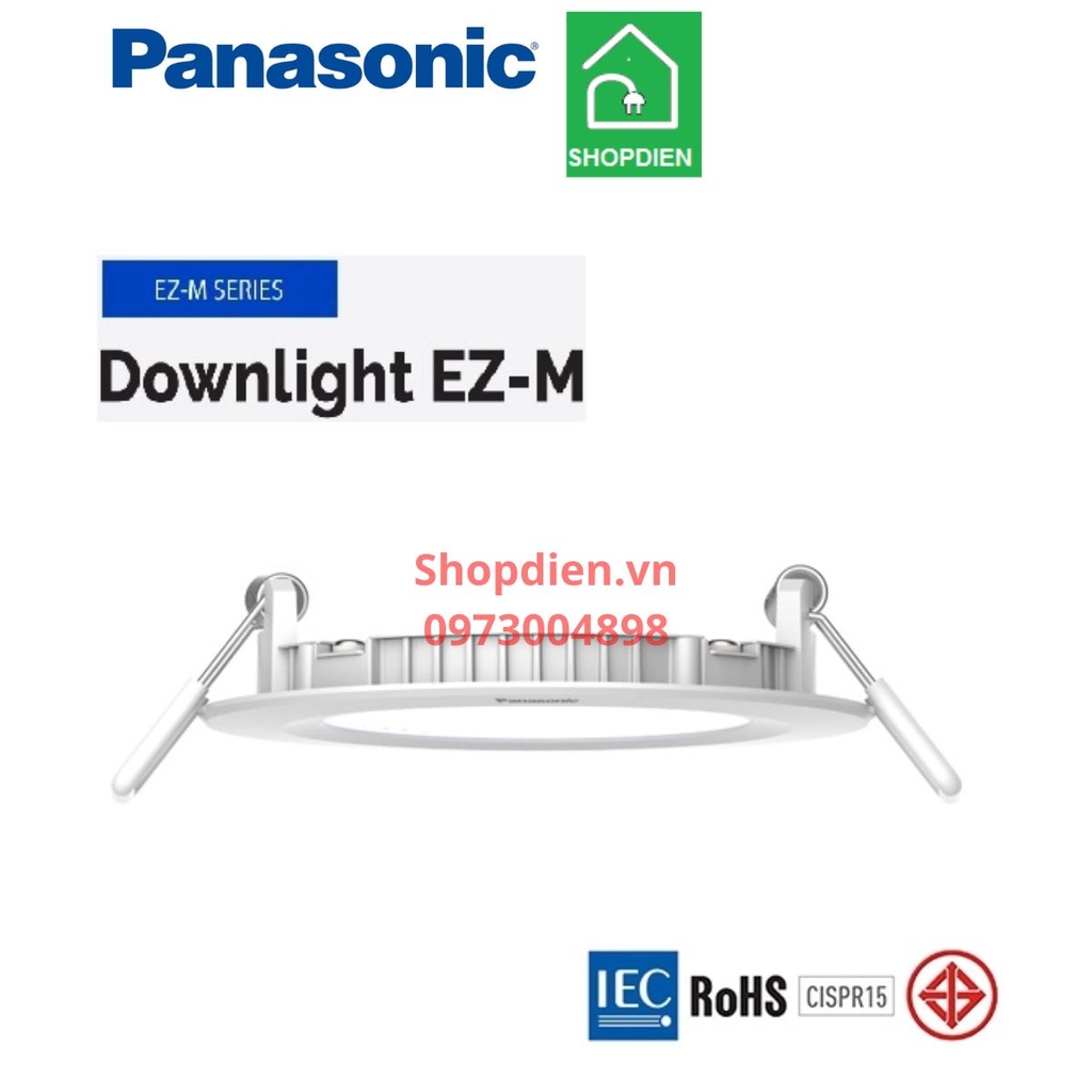 Đèn LED Downlight âm trần 12W D125 siêu mỏng as trắng 6500k Panasonic EZ-M NNNC7651288