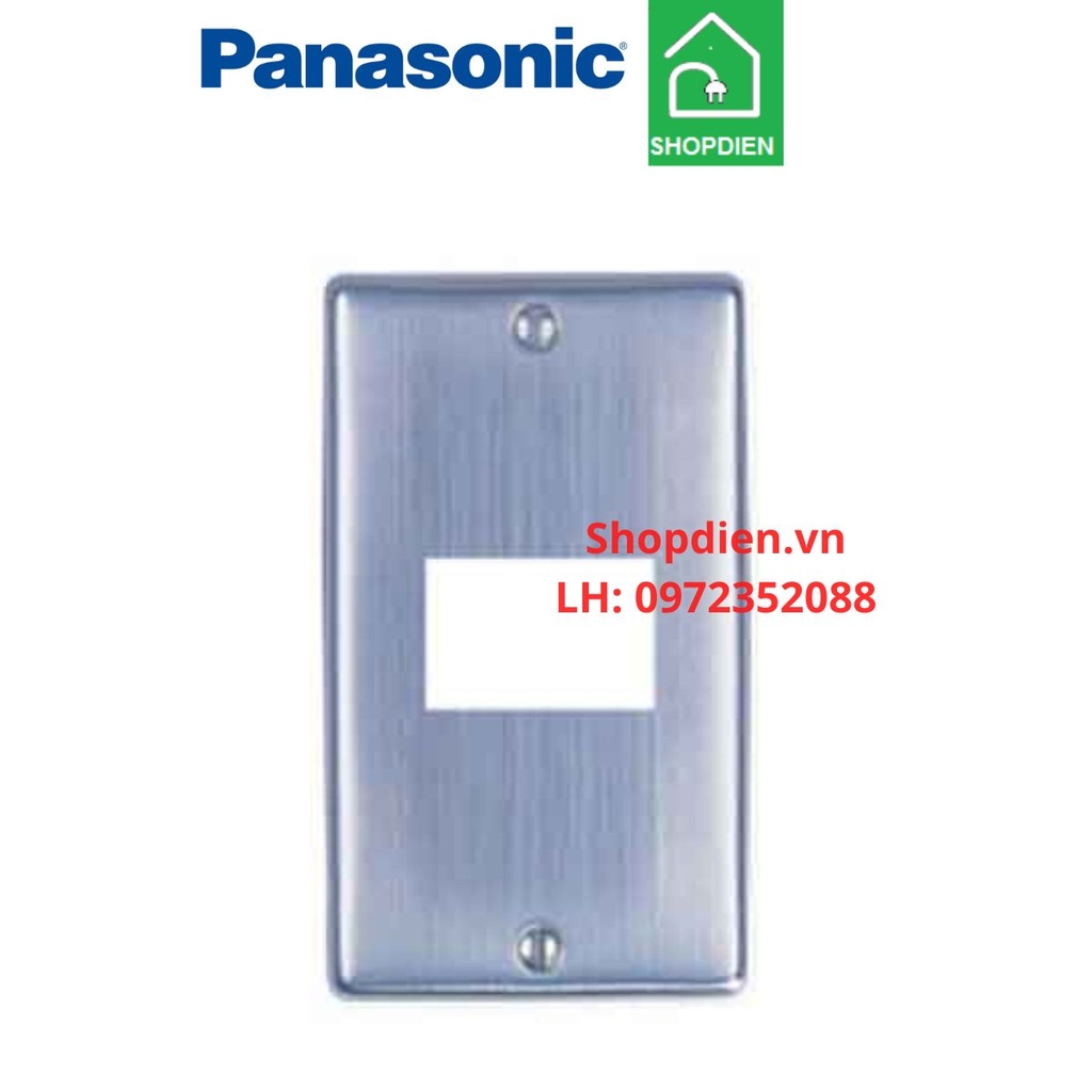 Mặt 1 thiết bị kim loại / 1 device stainless steel plate Full Color Panasonic WN7601-8