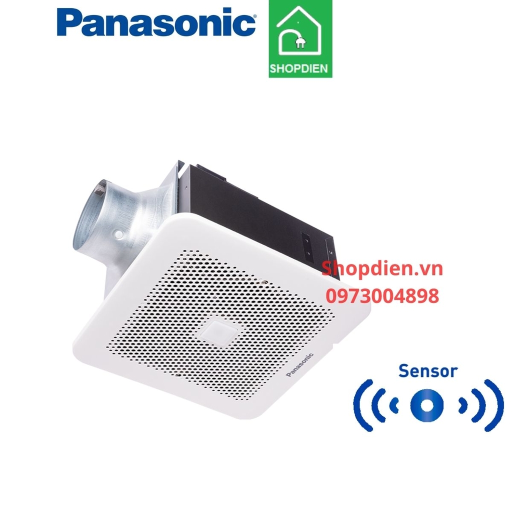 Quạt hút âm trần có cảm biến chuyển động Sensor kích thước 24x24mm Panasonic FV-24CHRV1