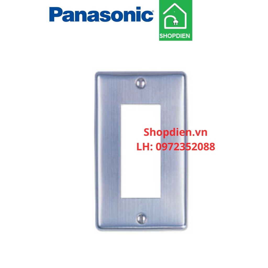 Mặt 3 thiết bị kim loại / 3 devices stainless steel plate Full Color Panasonic WN7603-8