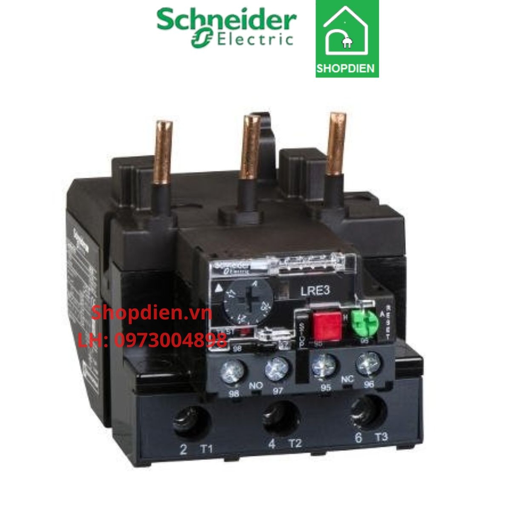 Rơle nhiệt 55-70A Easypact TVS Schneider -LRE361