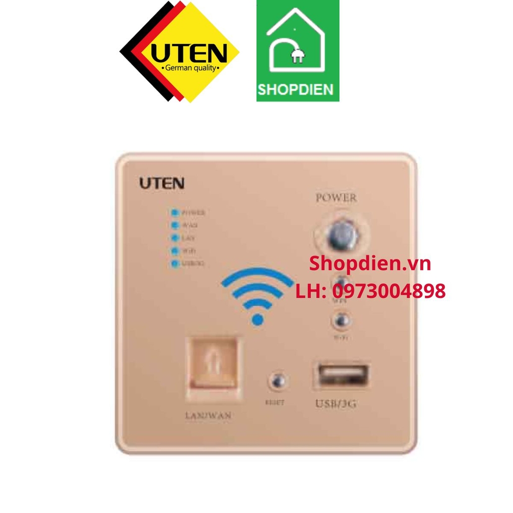 Bộ phát wifi gắn tường Wall wifi router UTEN Q6G-W/F