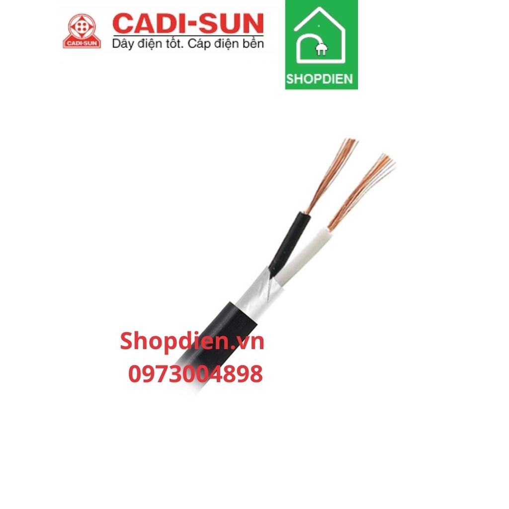 Cáp điều khiển cu/pvc/pvc  2x1.0 mm2 Control cable Cadisun DVV