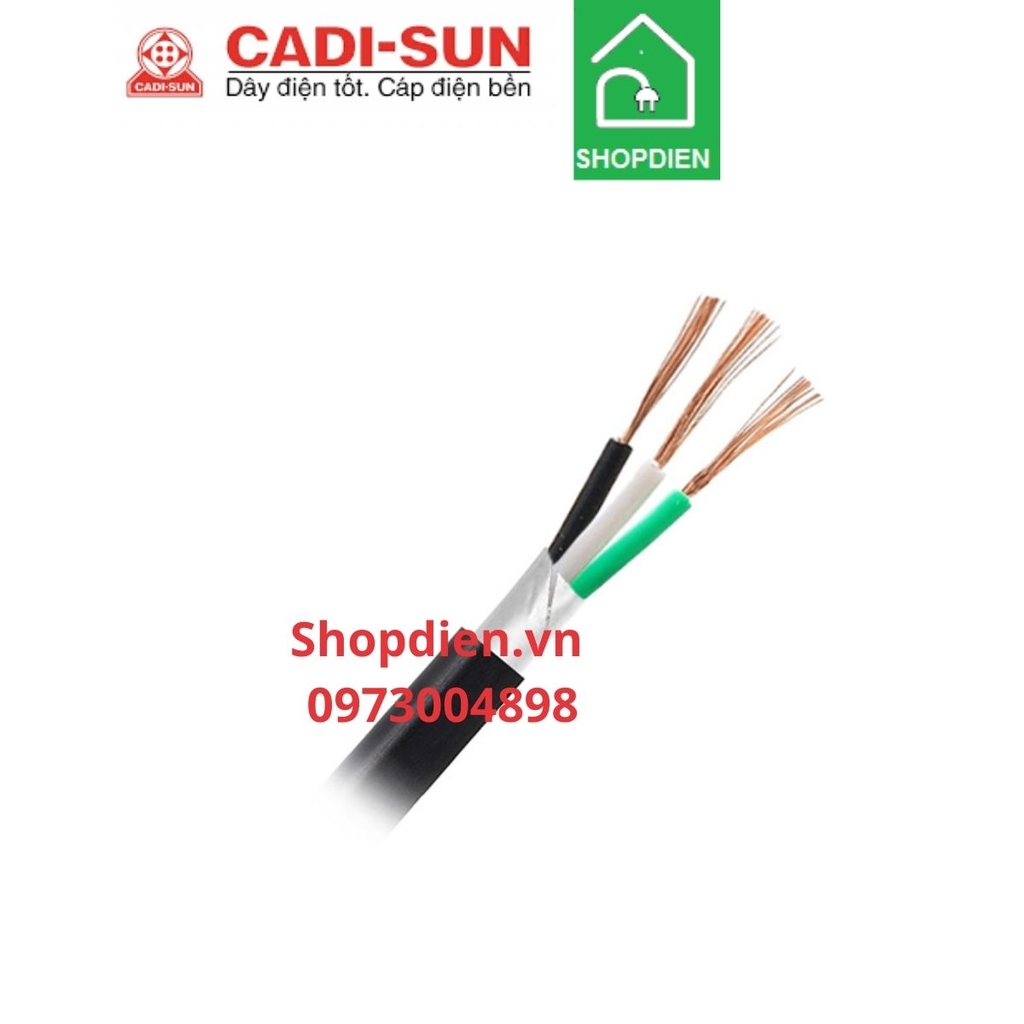 Cáp điều khiển cu/pvc/pvc  3x2.5 mm2 Control cable Cadisun DVV