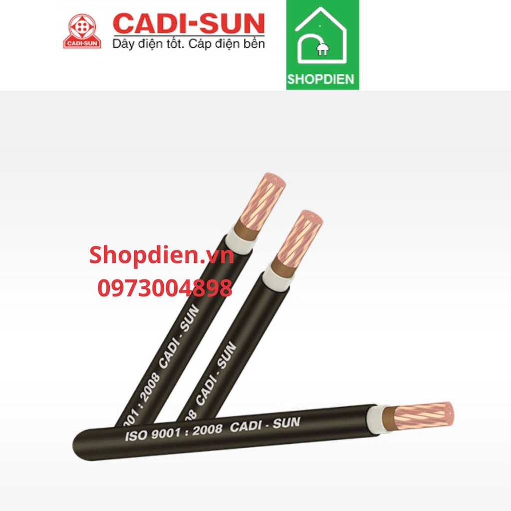 Cáp ngầm 1 ruột Cu / XLPE/DSTA/PVC CADISUN CXV-DSTA 1X