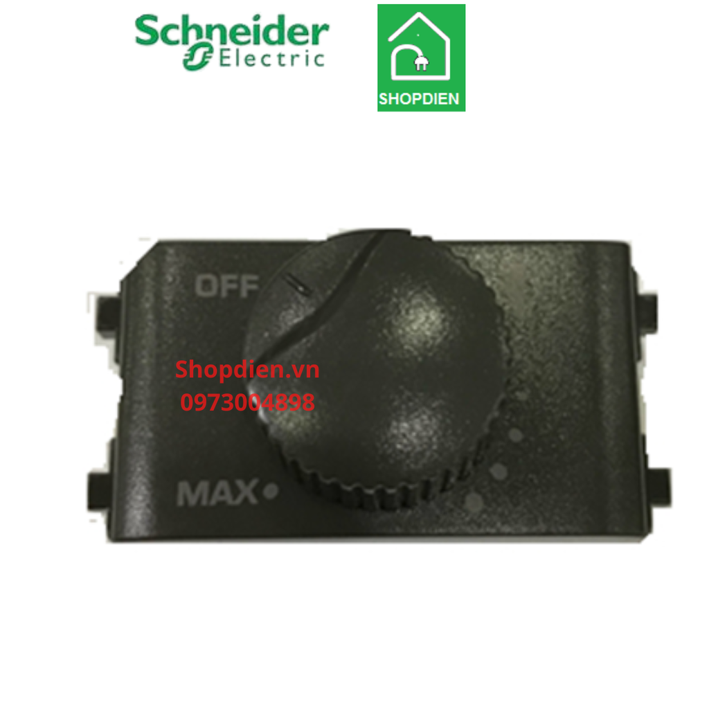Chiết áp điều chỉnh tốc độ quạt Schneider ZENCELO A 3031V400FM_C15518 màu đồng