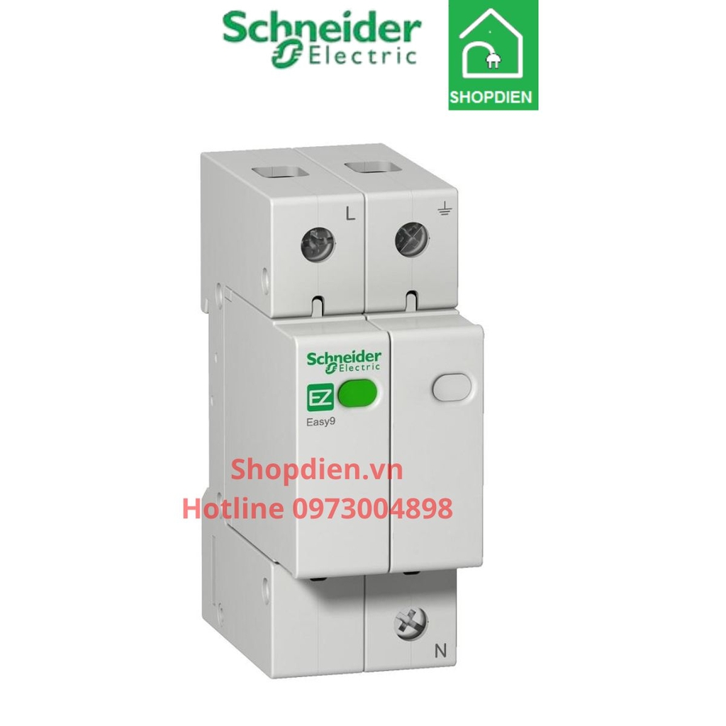 Chống sét lan truyền 1P+N 20KA Schneider Easy9 SPD EZ9L33620