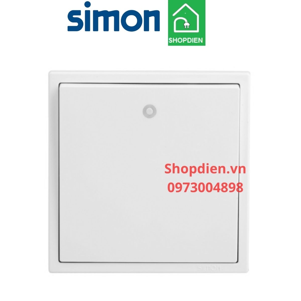Công tắc đơn 2 chiều có đèn hiển thị SIMON i7 màu trắng 701014