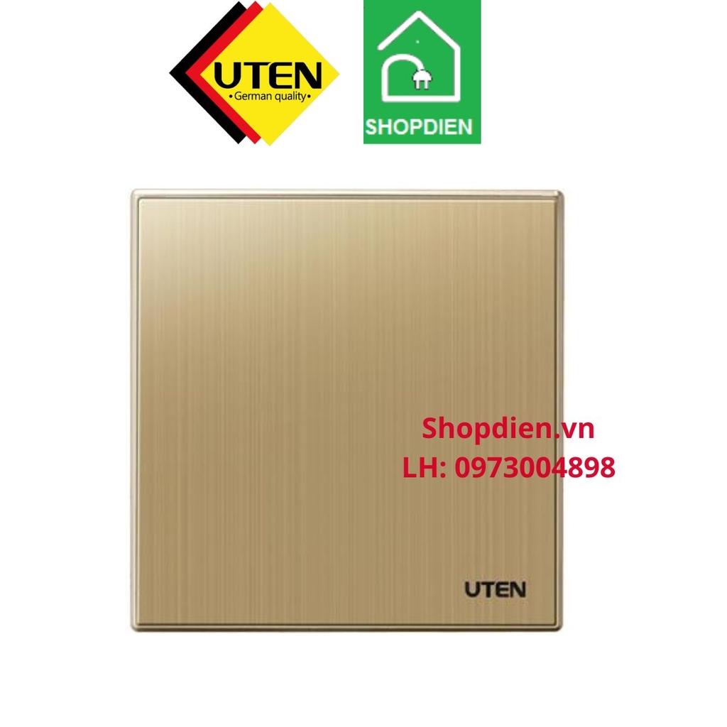 Công tắc đơn 2 chiều Q9 1 gang 2 way switch UTEN Q9GK12