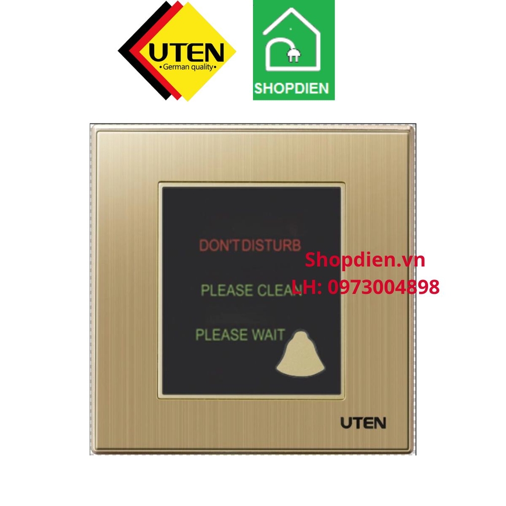 Công tắc dọn phòng, không làm phiền và chuông cửa don't disturb & please clean & door bell switch Q9 UTEN Q9G-3G/ML