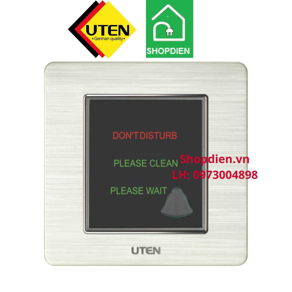 Công tắc dọn phòng, không làm phiền và chuông cửa don't disturb & please clean & door bell switch V6 UTEN V6.0G-3G/ML