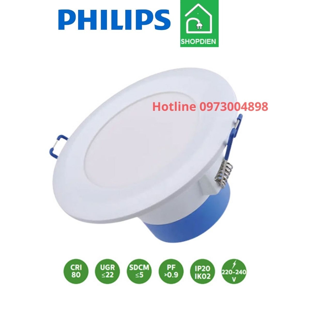 Đèn downlight âm trần 18W D200 DN029B Philips DN029B G2 LED20/CCT PSR-E D200 GM