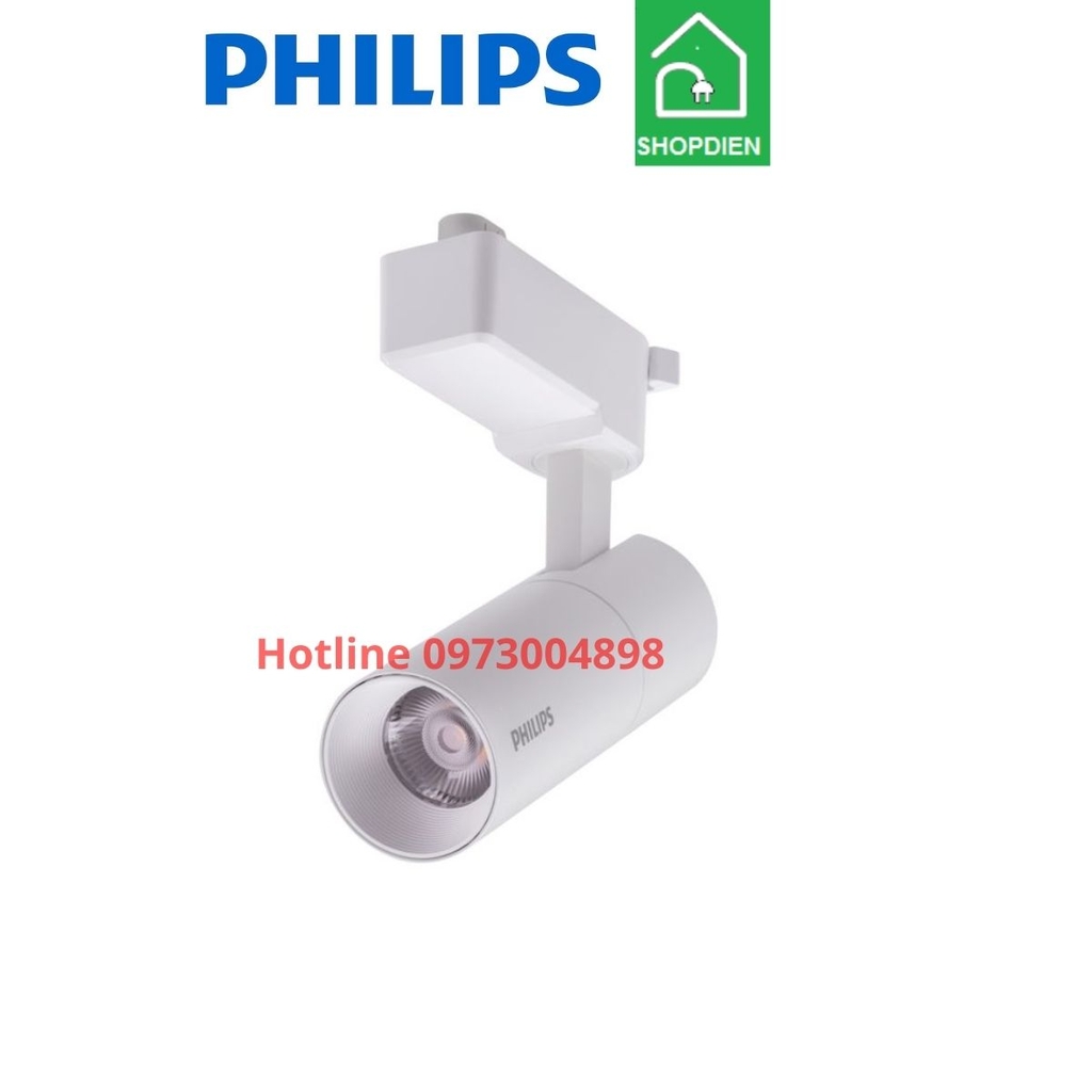 Đèn rọi ray chiếu điểm 10W vỏ trắng Philips ST033T LED8 10W WB WH GM