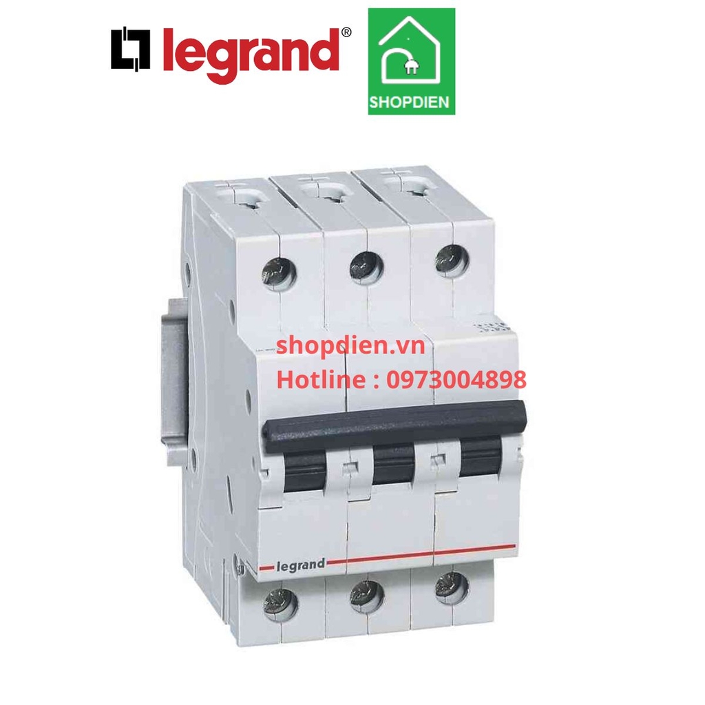 Aptomat _Cầu dao tự động MCB 3P 63A RX 6KA Legrand-419890