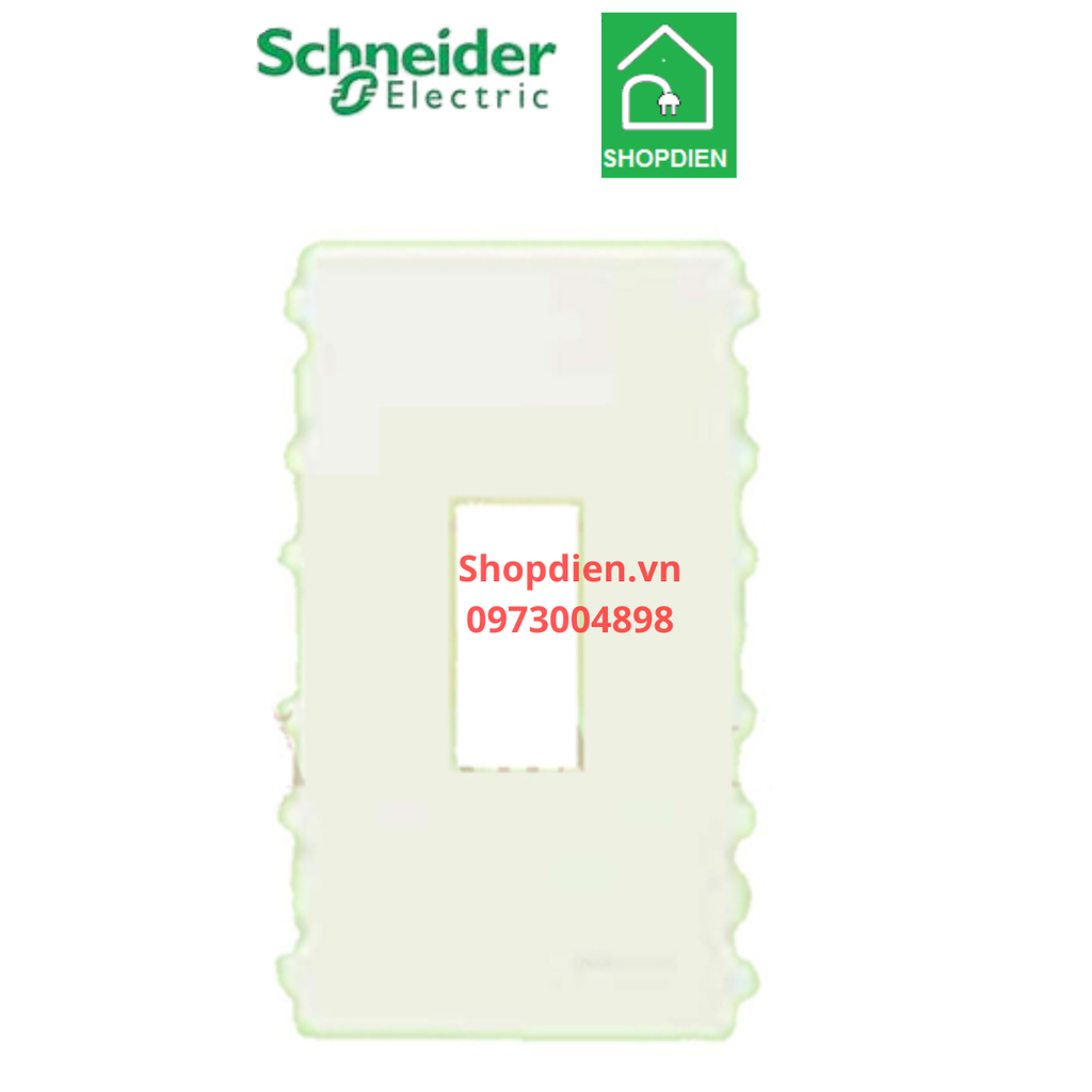 Lõi che cầu dao an toàn Schneider ZENCELO A A8401SB_WE_G19 màu trắng