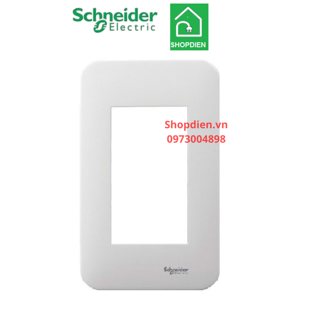 Mặt 3 thiết bị Schneider S-FLEXI FG1053_WE