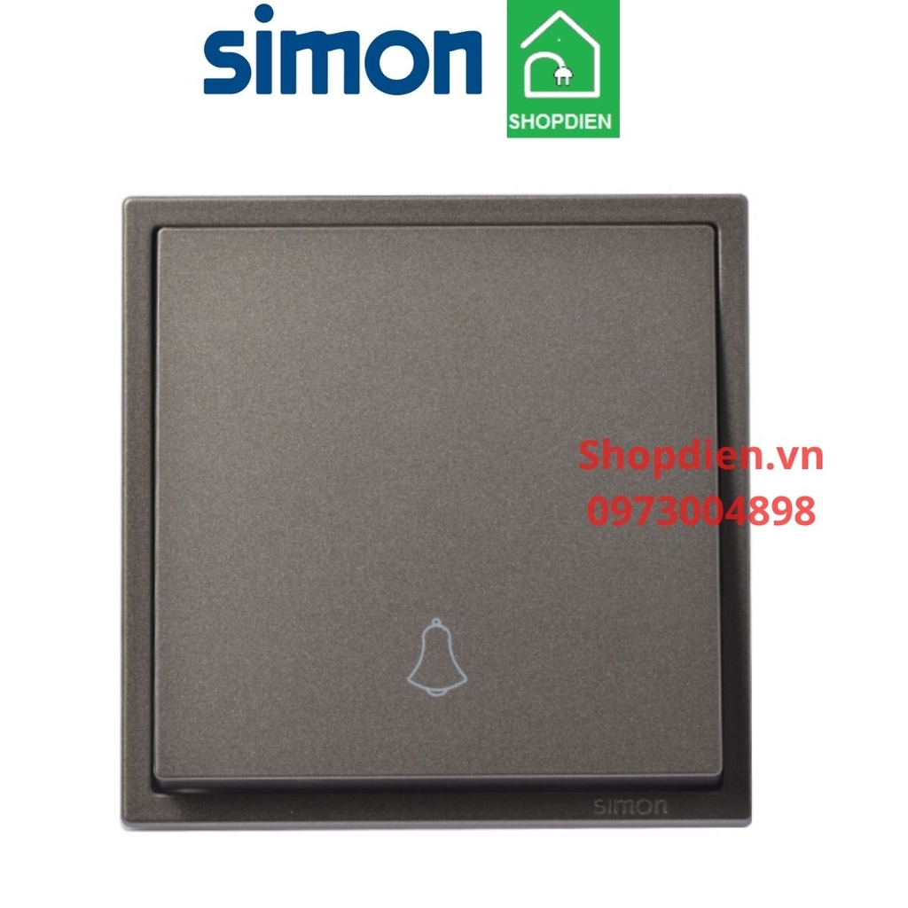 Nút nhấn chuông  SIMON i7 màu ghi xám 706301-61