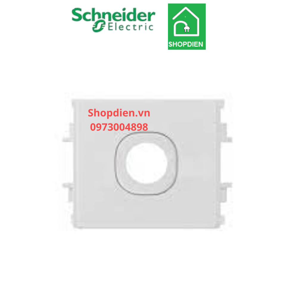 Nút che trơn có lỗ trống size M Schneider S-FLEXI F50XM2_WE