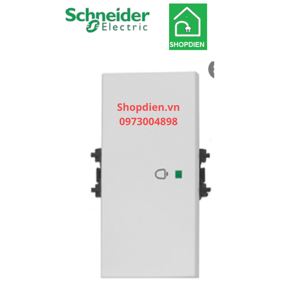 Nút nhấn chuông cửa10AX size L Schneider S-FLEXI F50BPM4_WE