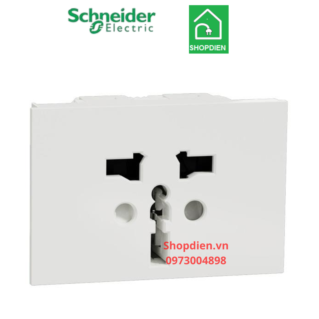 Ổ cắm đa năng 3 chấu 16A Schneider AvatarOn A M3T426_IS_WE