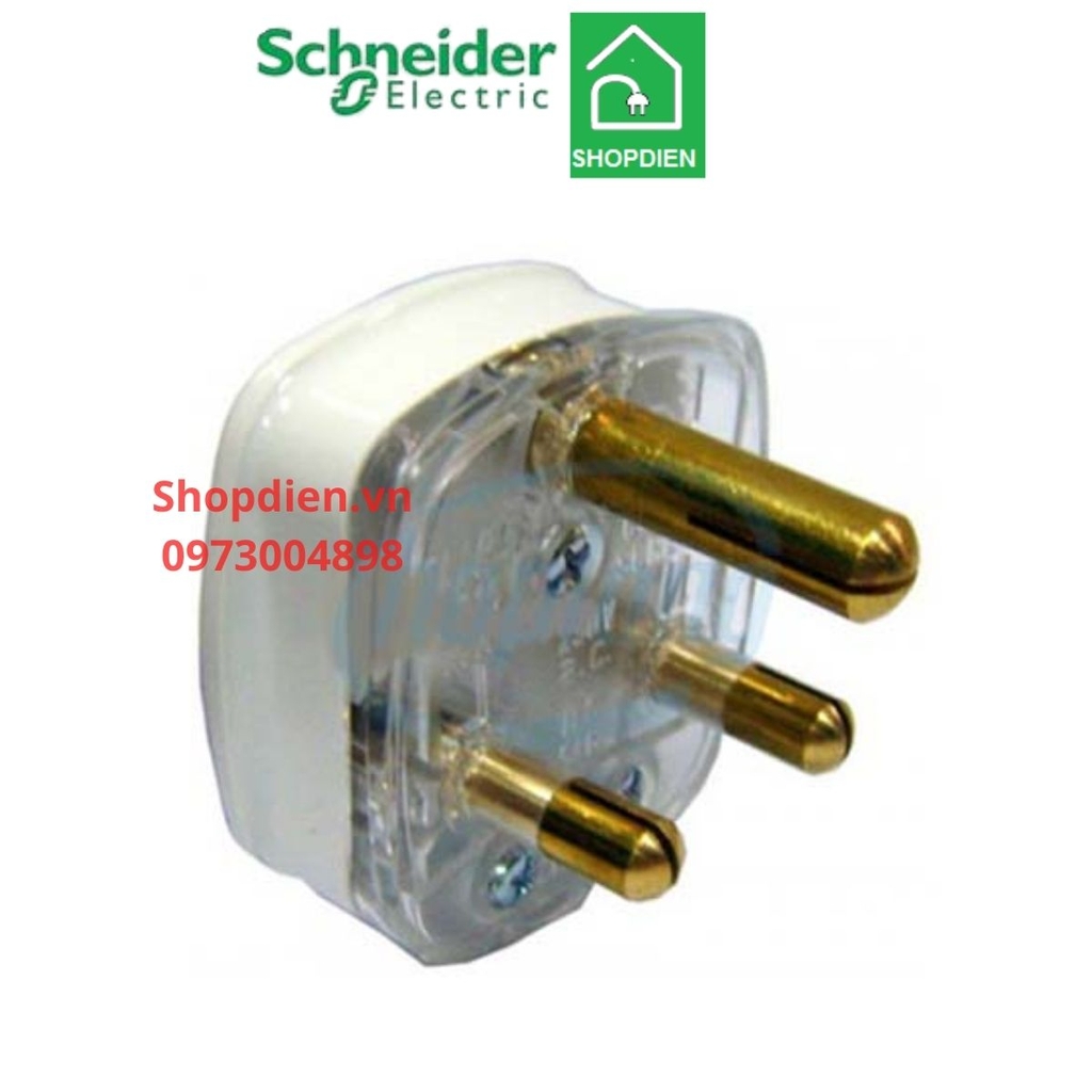 Phích cắm 3 chân tròn chuẩn Anh 3P plug British Standard 15A schneider EP15_WE_G19