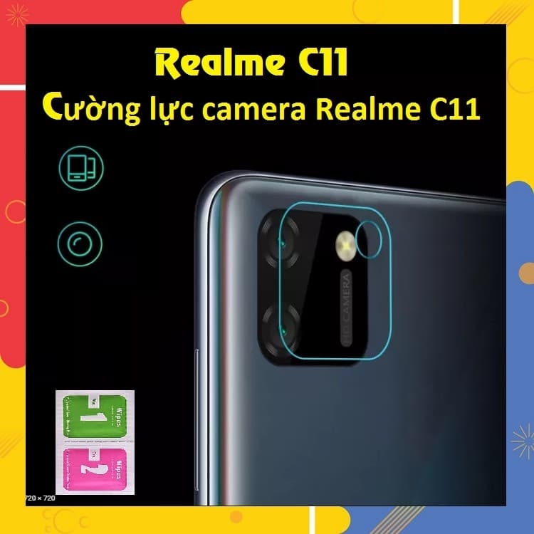 Dán cường lực bảo vệ Camera cho Realme C11