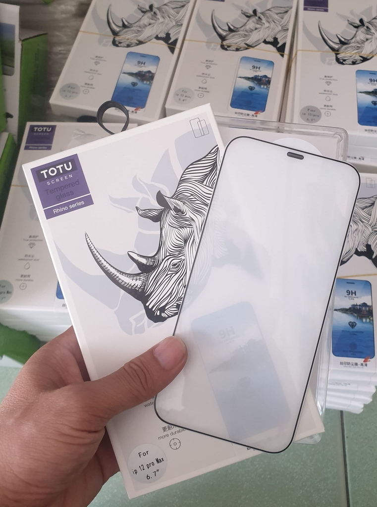 Miếng dán kính cường lực full màn hình loại xịn cho iPhone 12 Pro Max