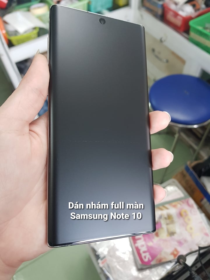 Dán ppf nhám chống vân tay full màn hình cho Samsung Note 10