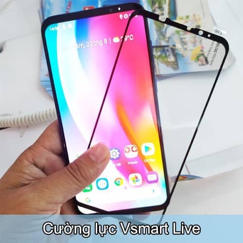 Kính cường lực full màn hình cho Vsmart Live