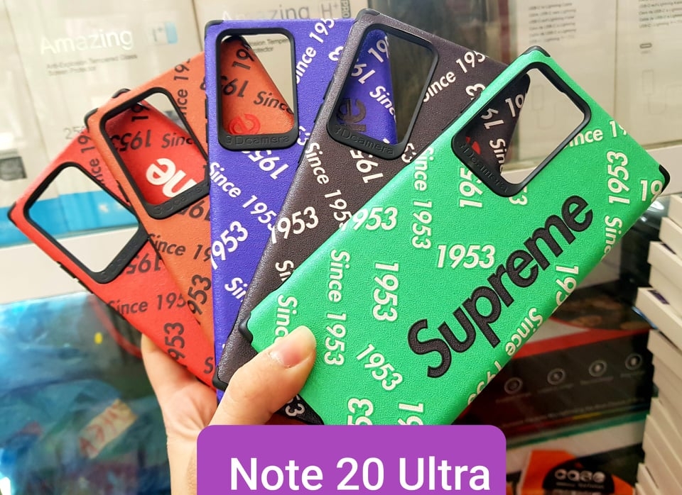 Ốp lưng dẻo IDM chống sốc Supreme tuyệt đẹp cho samsung note 20 ultra