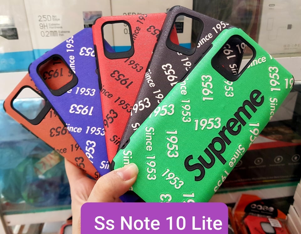 Ốp lưng dẻo IDM chống sốc Supreme tuyệt đẹp cho  samsung note 10 lite