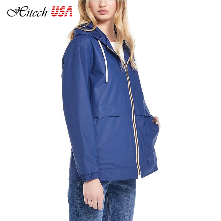 Áo Khoác Chống Thấm Có Mũ Trùm Womens Rain