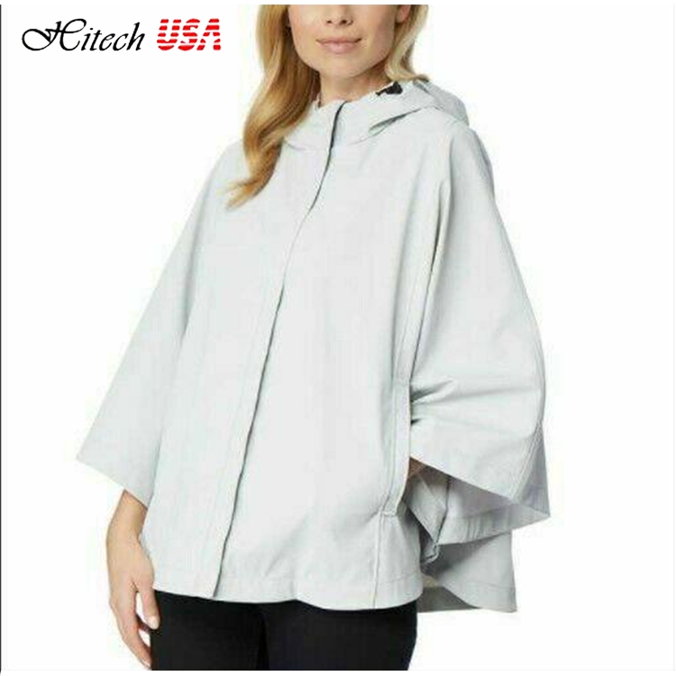 Áo Khoác Chống Thấm 32*COOL Có Mũ Phong Cách Poncho