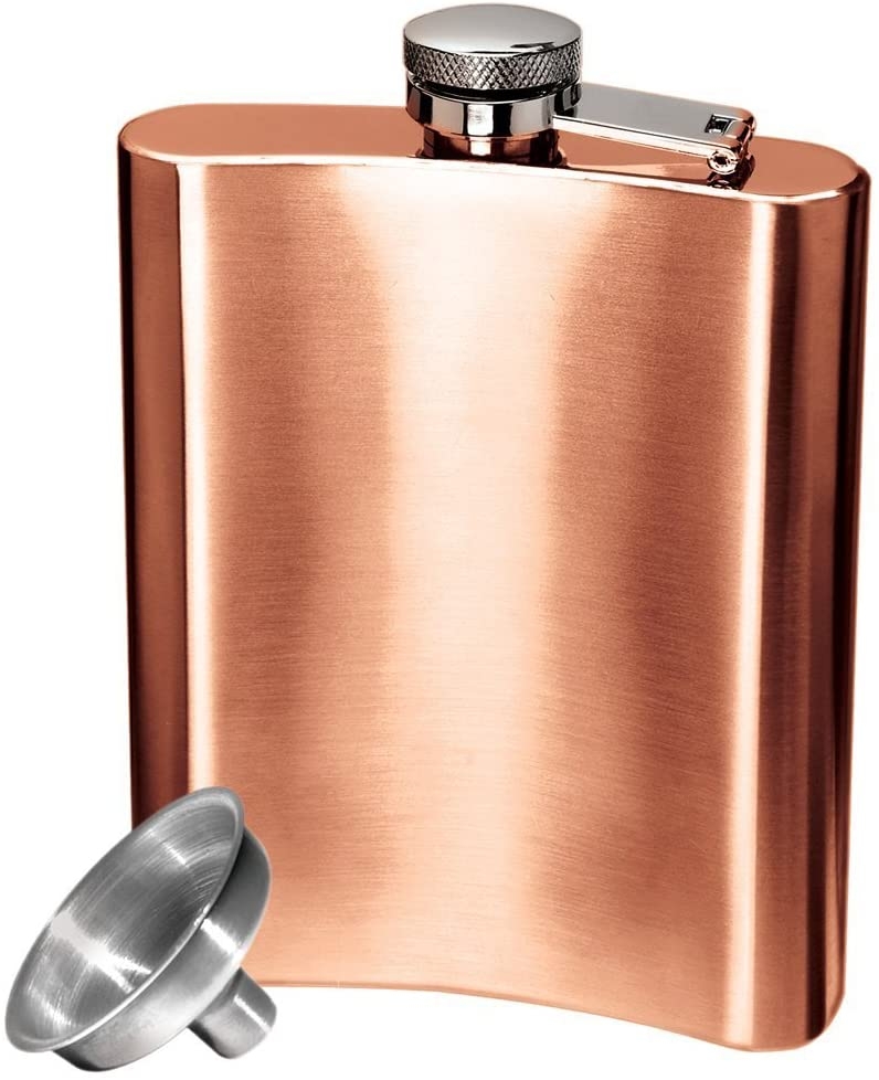 Bình đựng rượu Oggi Copper Plated Stainless Steel 8 Ounce