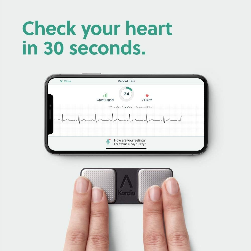 Máy đo điện tâm đồ và nhịp tim mini - Alivecor Kardia Mobile ECG