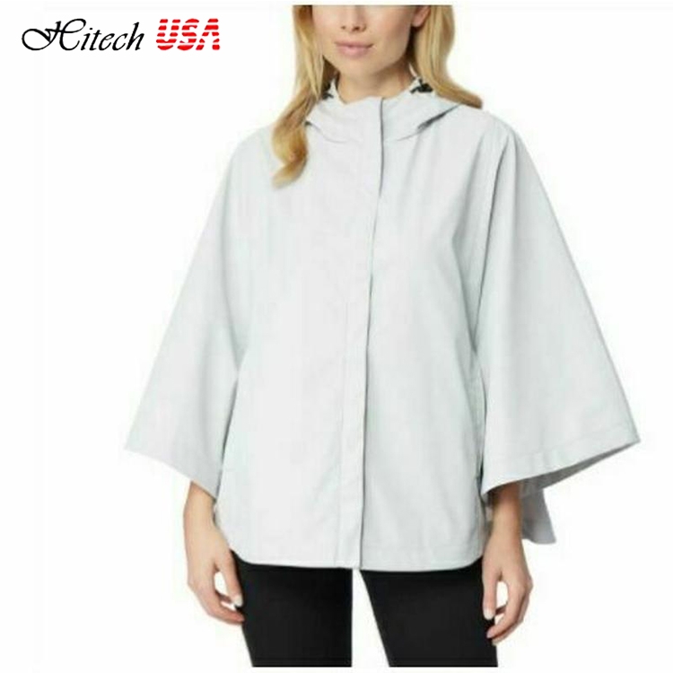 Áo Khoác Chống Thấm 32*COOL Có Mũ Phong Cách Poncho