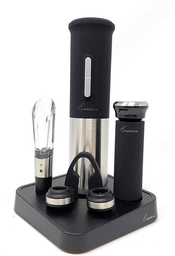 Bộ dụng cụ mở rượu vang chuyên dụng Rabbit Electric Wine Set