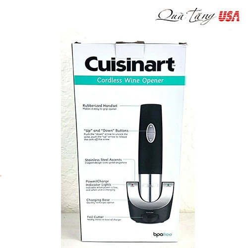 Dụng cụ mở chai rượu vang không dây CUISINART CWO-48