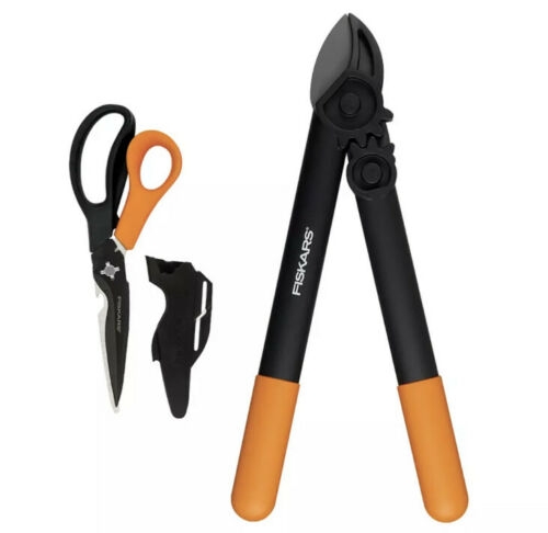 Set dụng cụ làm vườn và kéo cắt cành Fiskars