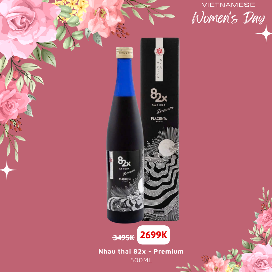 Tinh chất nhau thai Placenta 82x Sakura Premium