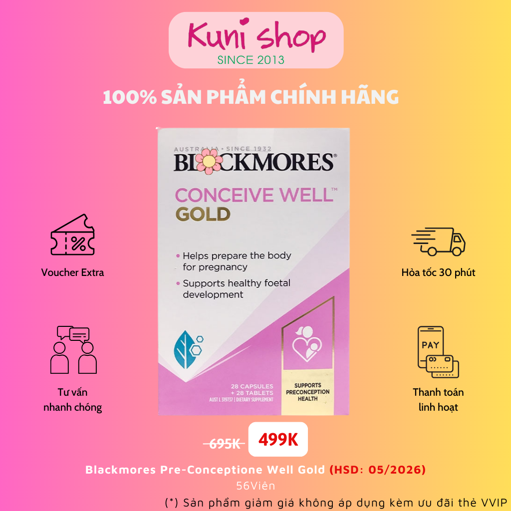 Blackmores Pre-Conception Conceive Well Gold