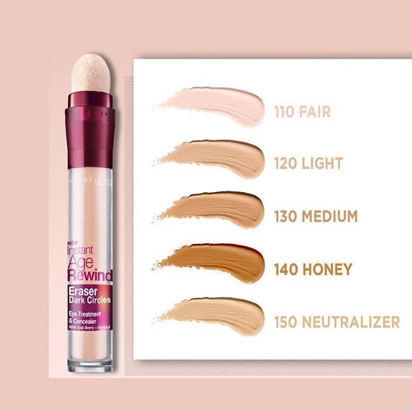 Che khuyết điểm Maybelline Instant Age Rewind Eraser Dark Circle Treatment Concealer