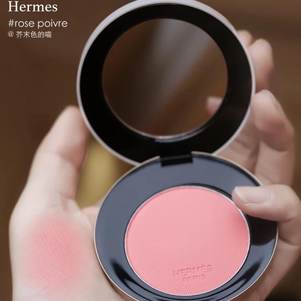 Phấn má hồng Hermes Rose Silky Blush Powder